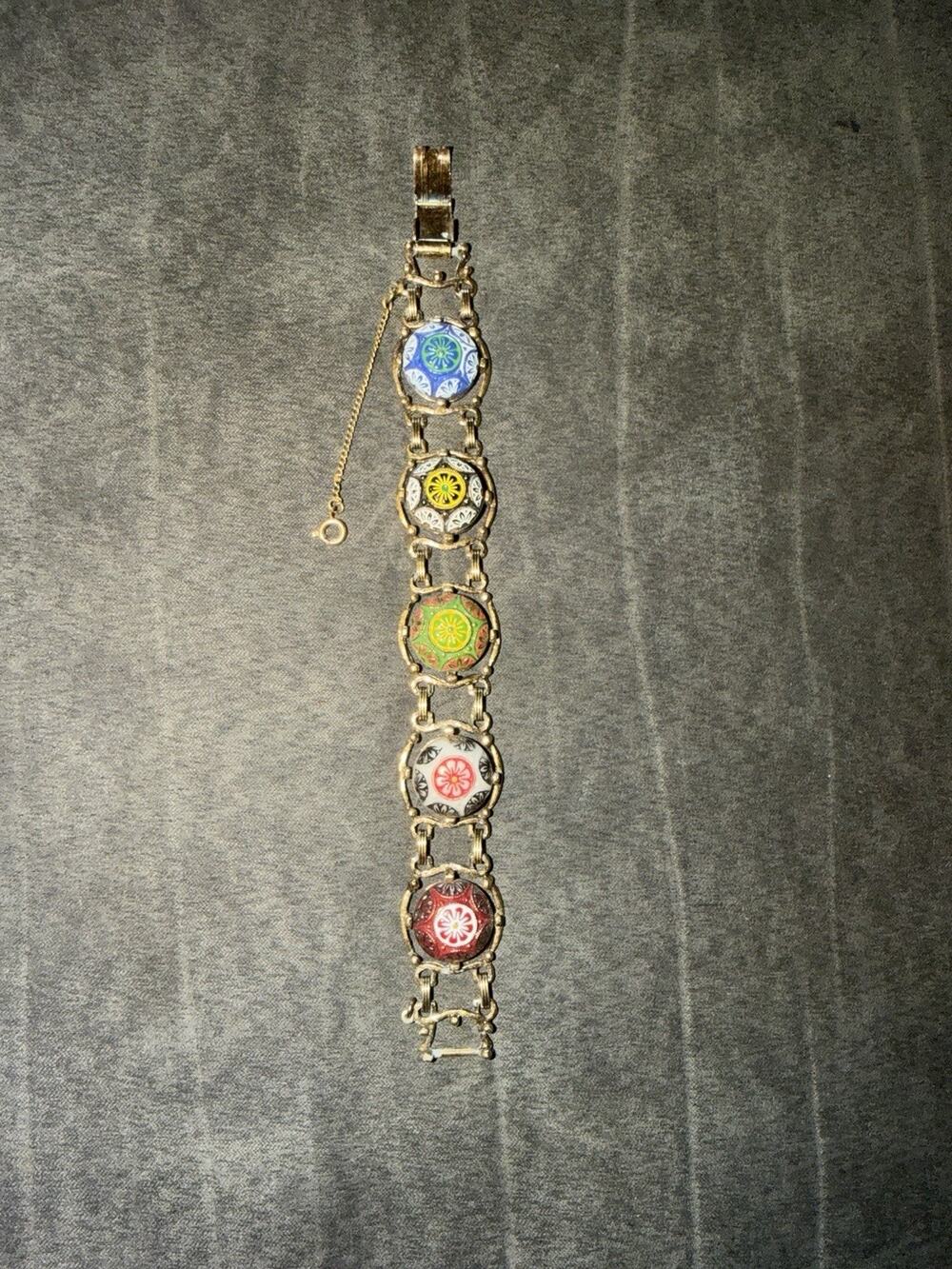 Vintage Gold Tone Juliana D&E Celebrity Moroccan Matrix Bracelet